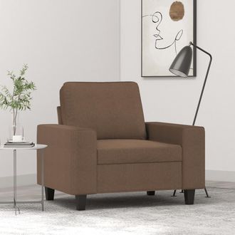 vidaXL Sill&oacute;n De Tela Marr&oacute;n 60 Cm Vidaxl