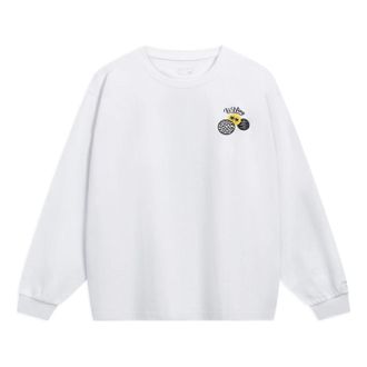 Li-Ning Skateboarding Graphic Sweatshirt White AHST079-3