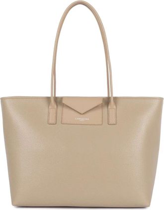 Lancaster Tote Bags, female, Beige, Size: ONE SIZE Maya Double Tote