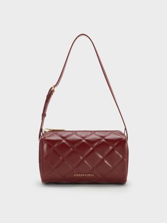 Charles & Keith Janie Quilted Shoulder Bag