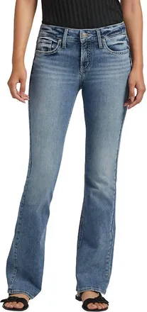 Silver Jeans Co Suki Curvy Fit Mid Rise Bootcut Jeans In Indigo