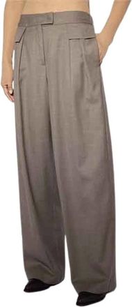 Liviana Conti Pantalone Harold - Dames - Broeken - Bruin - Maat: S Zijde
