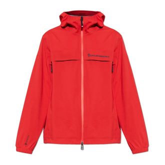 Moncler Light Jackets, male, Red, Size: XL Day-Namic Jacket