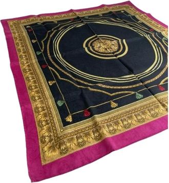 Celine Pre-owned Scarves, female, Multicolor, Size: ONE SIZE Pre-owned Canvas Scarf