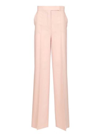 Max Mara Girone Wide Leg Pants Trousers Rose-Donna