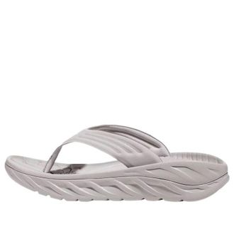 Hoka One One Ora Recovery Flip Lunar Rock White 1099675-LRWH