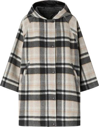 Pinko Musa Mantella - Dames - Ponchos - Veelkleurig - S - Wol - Jassen