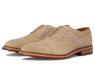 Allen Edmonds Strandmok Oxford Shoes Mens Shoes Bone Suede Mix : 11.5 D (M), Leather