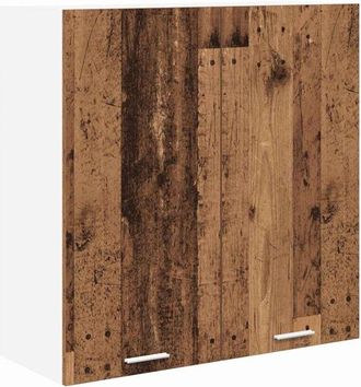 vidaXL Hanging Cabinet Riga Old Wood 80 x 31 x 80 cm Engineered Wood vidaXL
