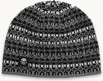 Turtle Fur Franz Merino Wool Beanie in Franz Black at Nordstrom
