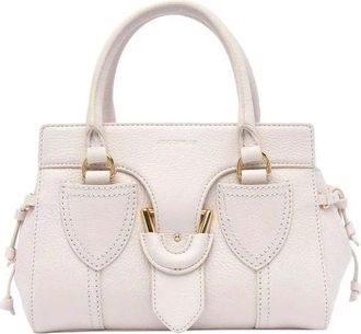 Coccinelle York Handtas - Dames - Handtassen - Beige - ONE Size - Katoen - Tassen