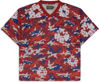 Denim Tears Red Camo Camo Wreath Jersey