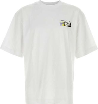 Off-white White Crew Neck T-Shirt