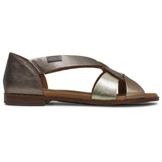 Pikolinos Algar W0X-0812 Leather Womens Comfort Sandals - Stone - Size:UK 5-5.5