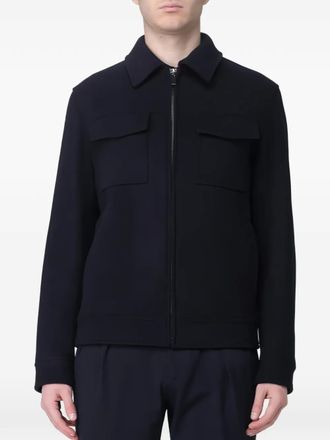Manuel Ritz chest-pocket zip-fastening jacket - Blue