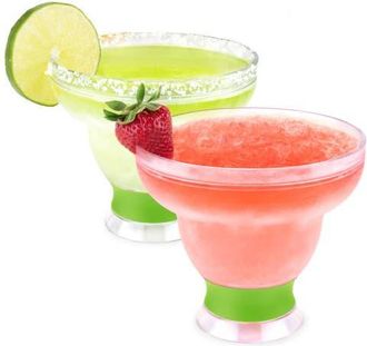 Host Margarita FREEZE Cooling Cup Set of 2 in Green at Nordstrom