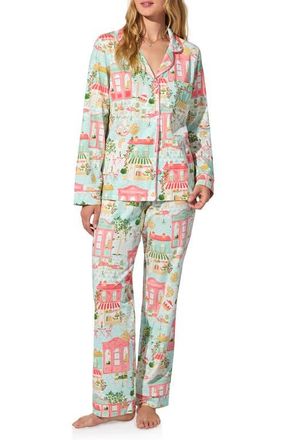 Bedhead Pajamas Stretch Organic Cotton Pajamas in Parisian Delights at Nordstrom, Size Large