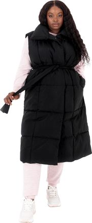 Lovedrobe Ladies Womens Gilet Sleevless Winter Jacket Black Size 18