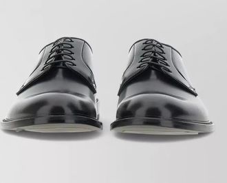 Doucal's leather derby lace-up shoes