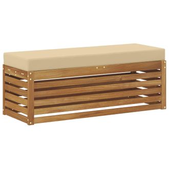 vidaXL Banco De Taburete Exterior Madera De Acacia S&oacute;lida Natural Vidaxl