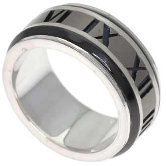 Tiffany & Co. Silver Titanium Band Ring (Pre-Owned)