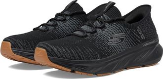 Skechers Edgeride Raygo Hands Free Slip-In Mens Shoes Black/Black : 7.5 4E - Extra Wide, Synthetic