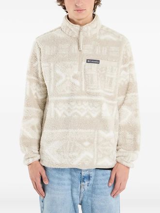 Columbia Rugged Ridge sweater met halve rits - Beige