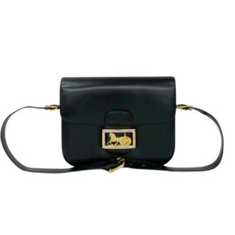 Celine Pre-owned Cross Body Bags, female, Black, Size: ONE SIZE Pre-owned Leather Shoulder Bag