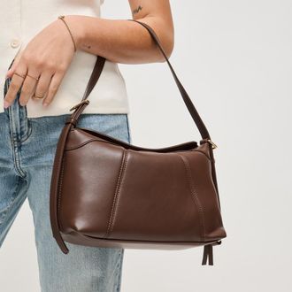 Urban Expression Waylon Shoulder Bag in Chocolate at Nordstrom