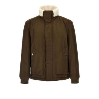 HUGO BOSS Heren, Jassen, Bruin, Maat: 4XL Poliester