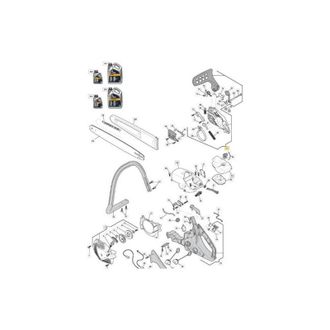 Alpina Caja De Embrague Ms 402-442 Amarillo - Original Stiga - 383059013/0