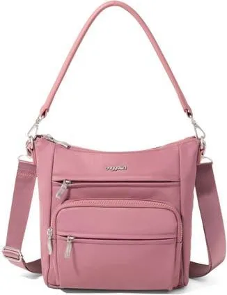 Baggallini Nolita Convertible Crossbody in Mauve Twill at Nordstrom