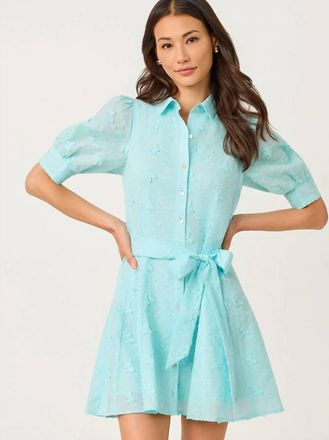 Lilly Pulitzer Larkyn Shirtdress In Daydream Blue