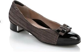 BeautiFeel Womens Etta Heel In Black/white Houndstooth