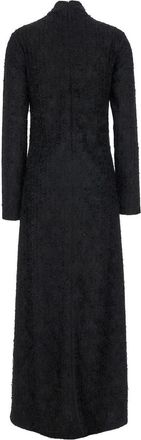 R&oacute;he Womens Black Turtleneck Dress With Fringes Polyester
