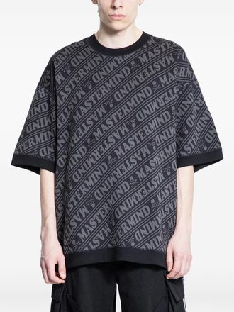 MASTERMIND WORLD logo-print T-shirt - Black