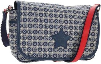 Gucci Pre-owned Cross Body Bags, female, Multicolor, Size: ONE SIZE Pre-owned Vintage Canvas Cross Body Bag