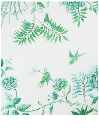 Aquazzura small Secret Garden tablecloth (250cm x 160cm) - unisex - Linen/Flax - One Size - White