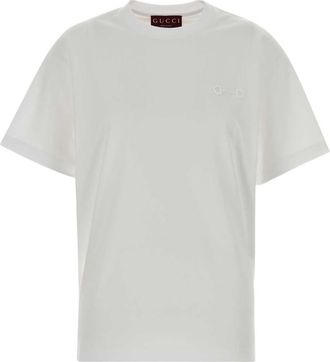 Gucci Logo Cotton T Shirt