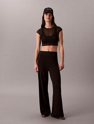 Calvin Klein Performance Wide Leg Sculpt Trousers