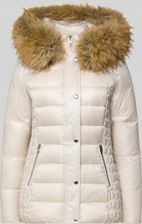 Rockn Blue Steppjacke mit Kapuze Modell Alma in Offwhite, Größe 34