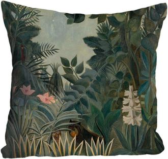 Queence Dekokissen »Dschungel« Kissenhülle ohne Füllung, 1 Stück