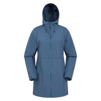 Mountain Warehouse Dames/Dames Hilltop II Waterdichte Jas (Donkerblauw)