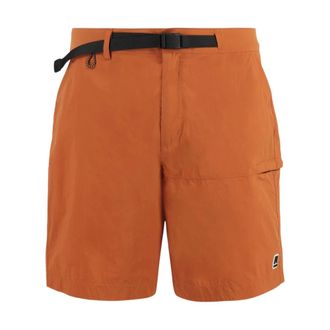 K-Way Taprinne Nylon Bermuda Shorts - - Shorts - Uomo - Arancione - S