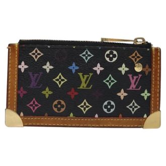 Louis Vuitton Pre-owned Wallets, female, Black, Size: ONE SIZE Pre-owned Canvas Wallet