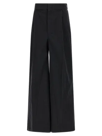 Maison Margiela Black Cotton Casual Womens Pants