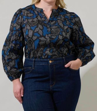 Sugarlips Aurina Plus Blouse In Black