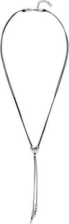 UNOde50 Heartline Leather Necklace in Silver at Nordstrom