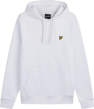 Lyle & Scott Middenlaag Pullover Hoodie - Heren - Hoodies - Wit - S - Hoodies & sweatvesten