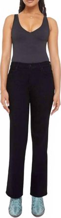 Mother Lil Kick It High-Rise Straight Leg Jeans In Nighty Night